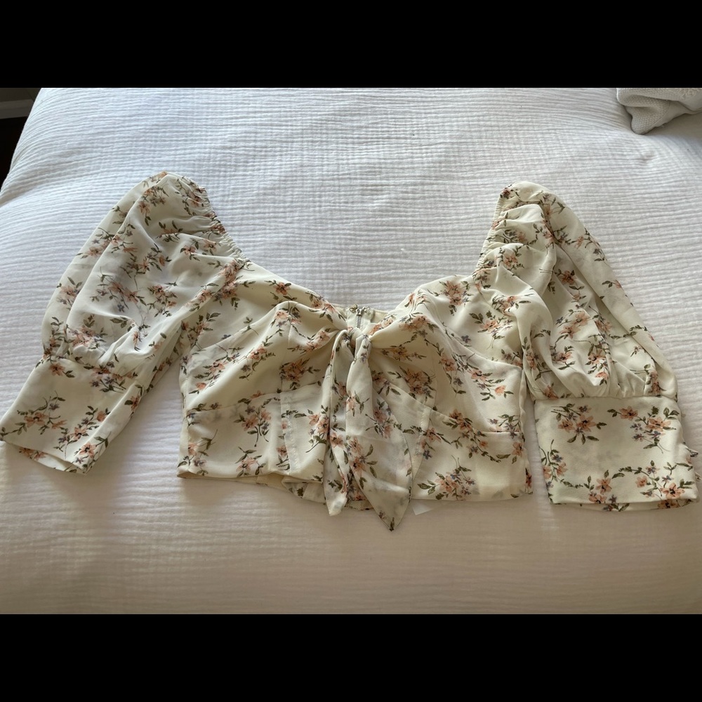 Sabo skirt floral crop top